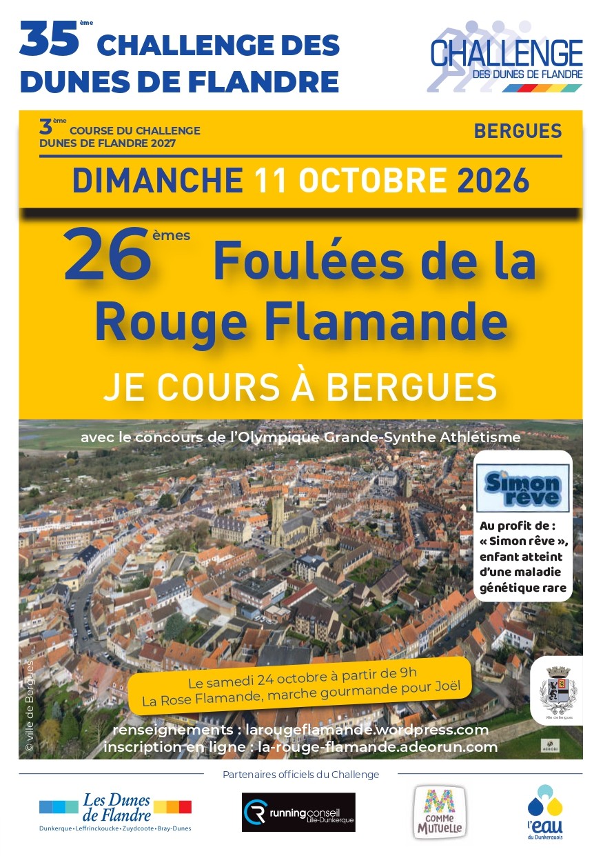 La Rouge Flamande, je cours à Bergues